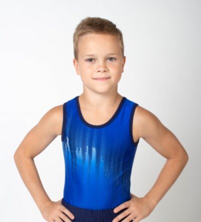 Гимнастический купальник &quot;Крис&quot;. Синий