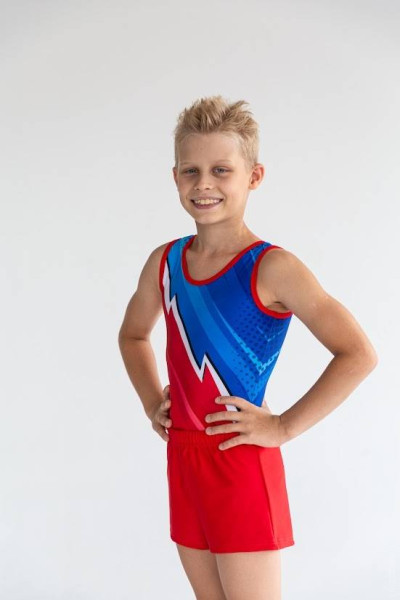 Купальник-комбинезон гимнастический мужской "Энергия". 