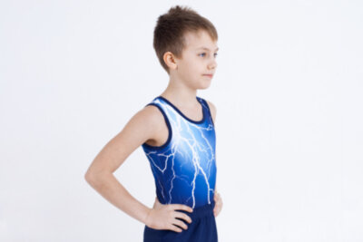 Гимнастический купальник "Молнии" 